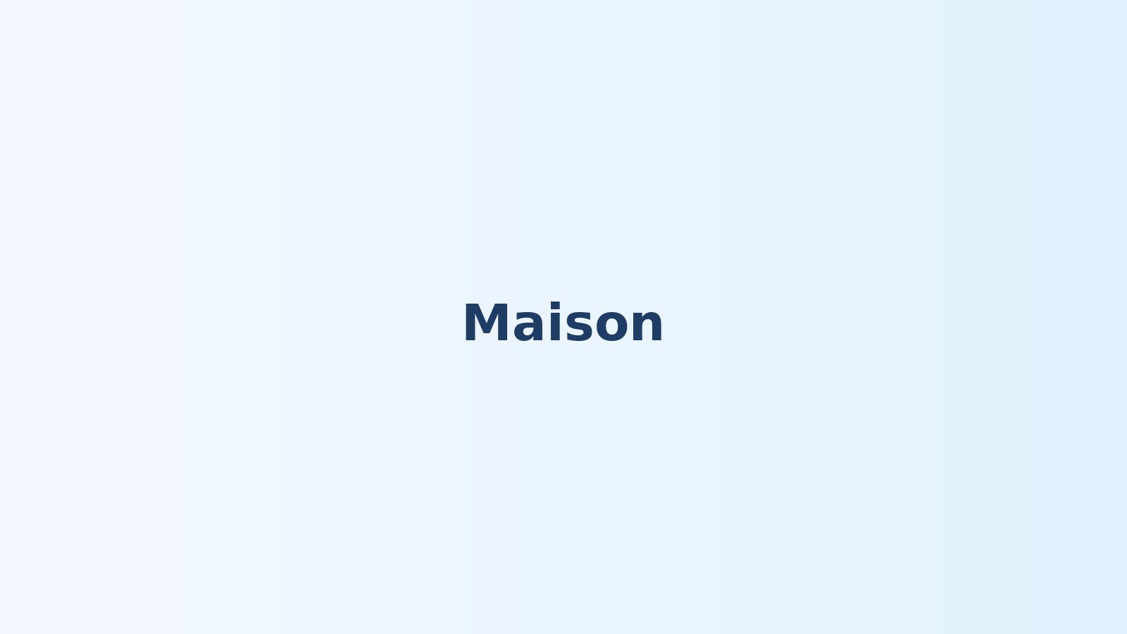 Maison représentant un projet de crédit immobilier